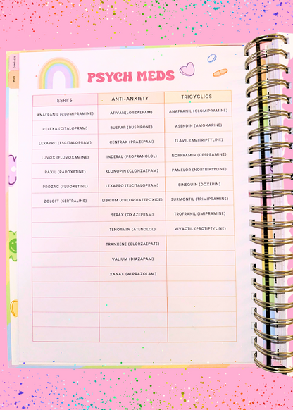 "My Therapy Planner" - Undated Hourly Planner for Mental Health Providers