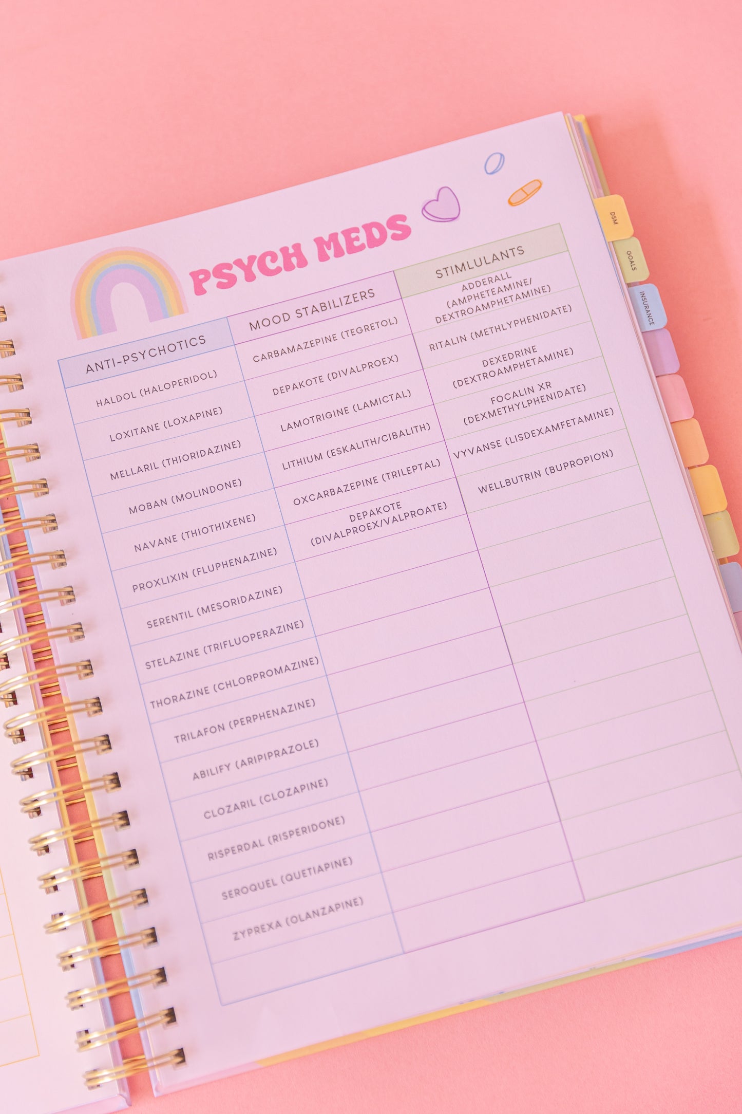 "My Therapy Planner" - Undated Hourly Planner for Mental Health Providers